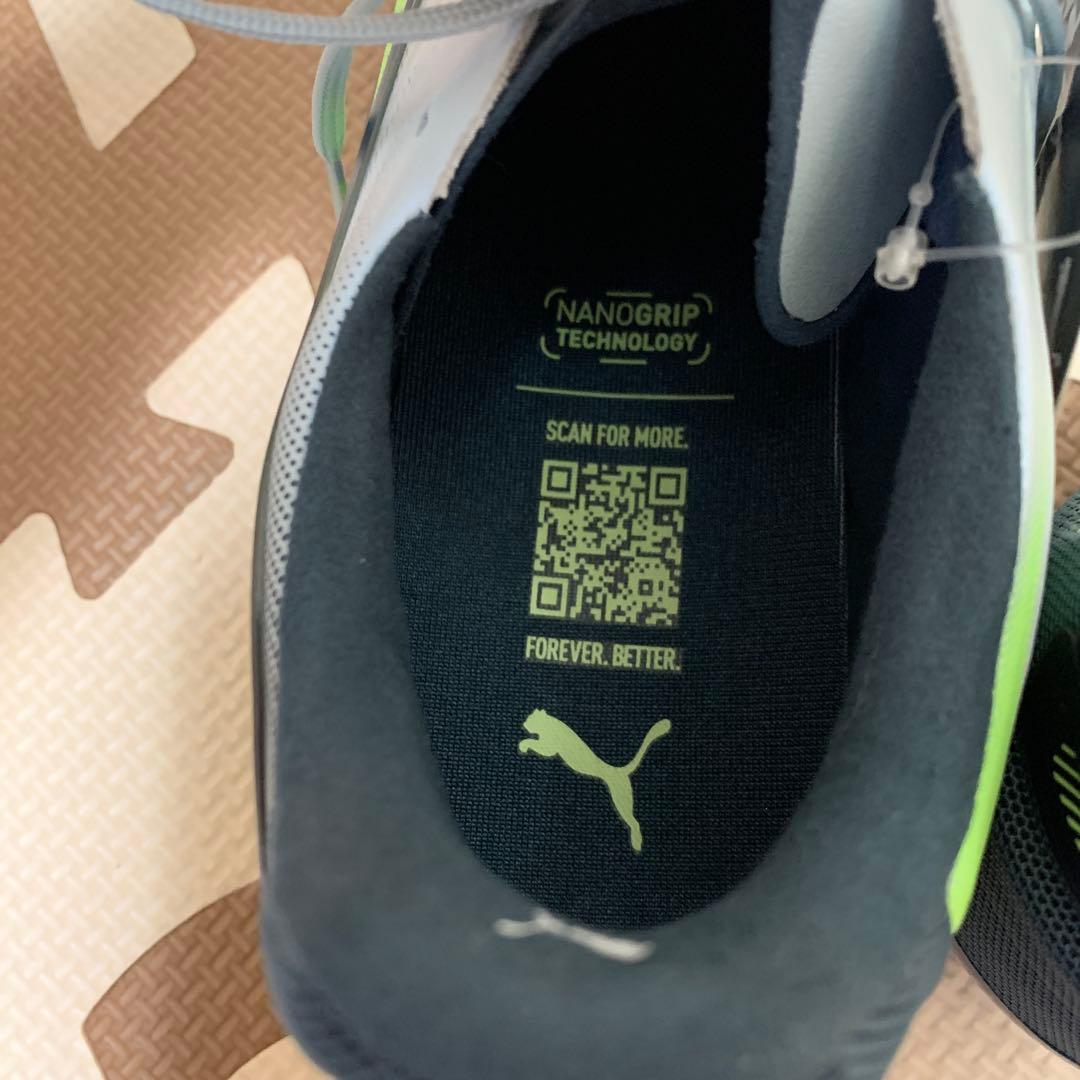 PUMA サッカーシューズ グレー/ライム