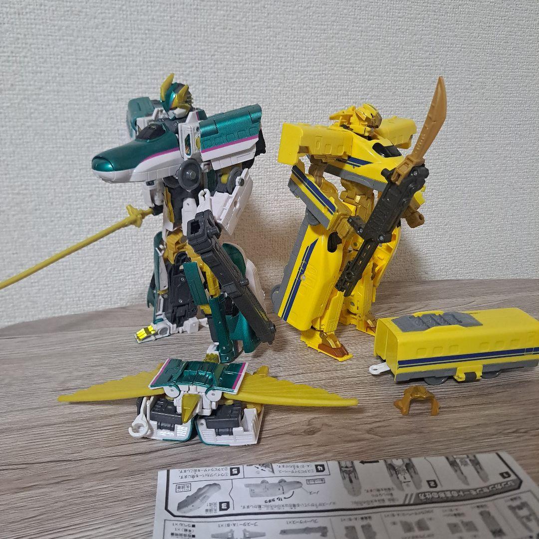 シンカリオン　E5　はやぶさ　MKⅡ　ドクターイエロー923 オーバークロス合体