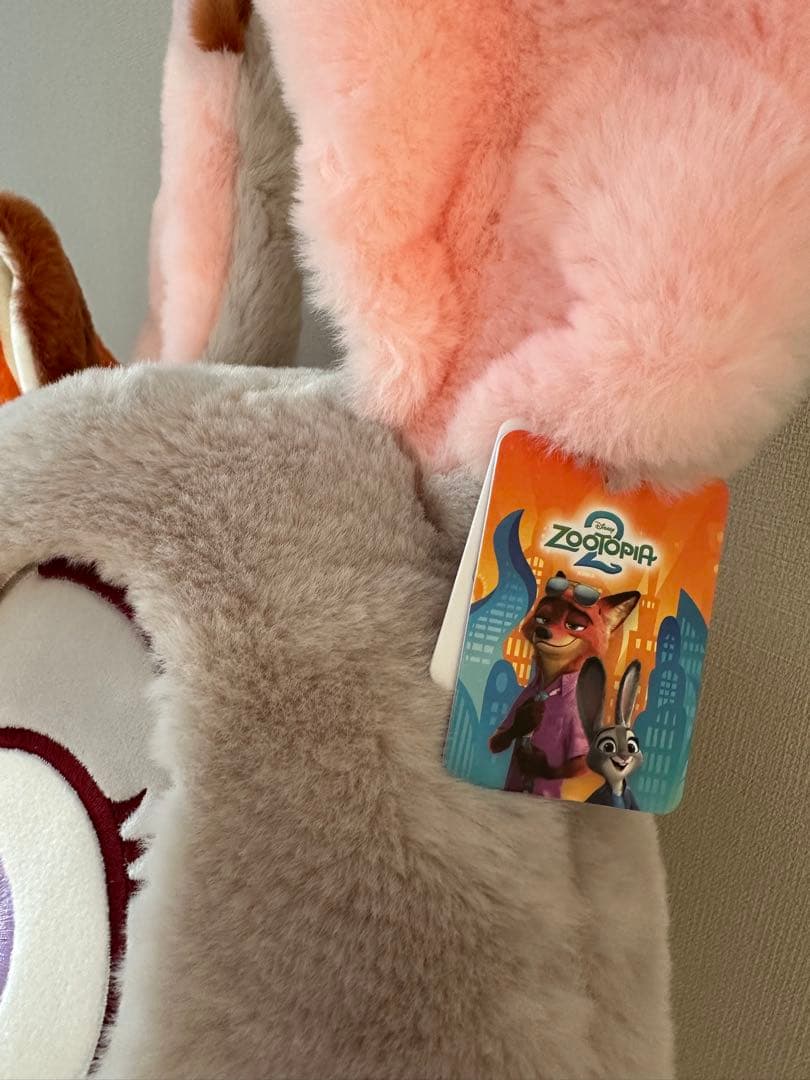 ズートピア コストコ 50cm ブランケット付きぬいぐるみ ジュディ ニック