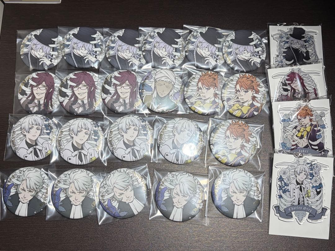 黒執事 Black Label トレーディング缶バッジ 葬儀屋 アンダーテイカー