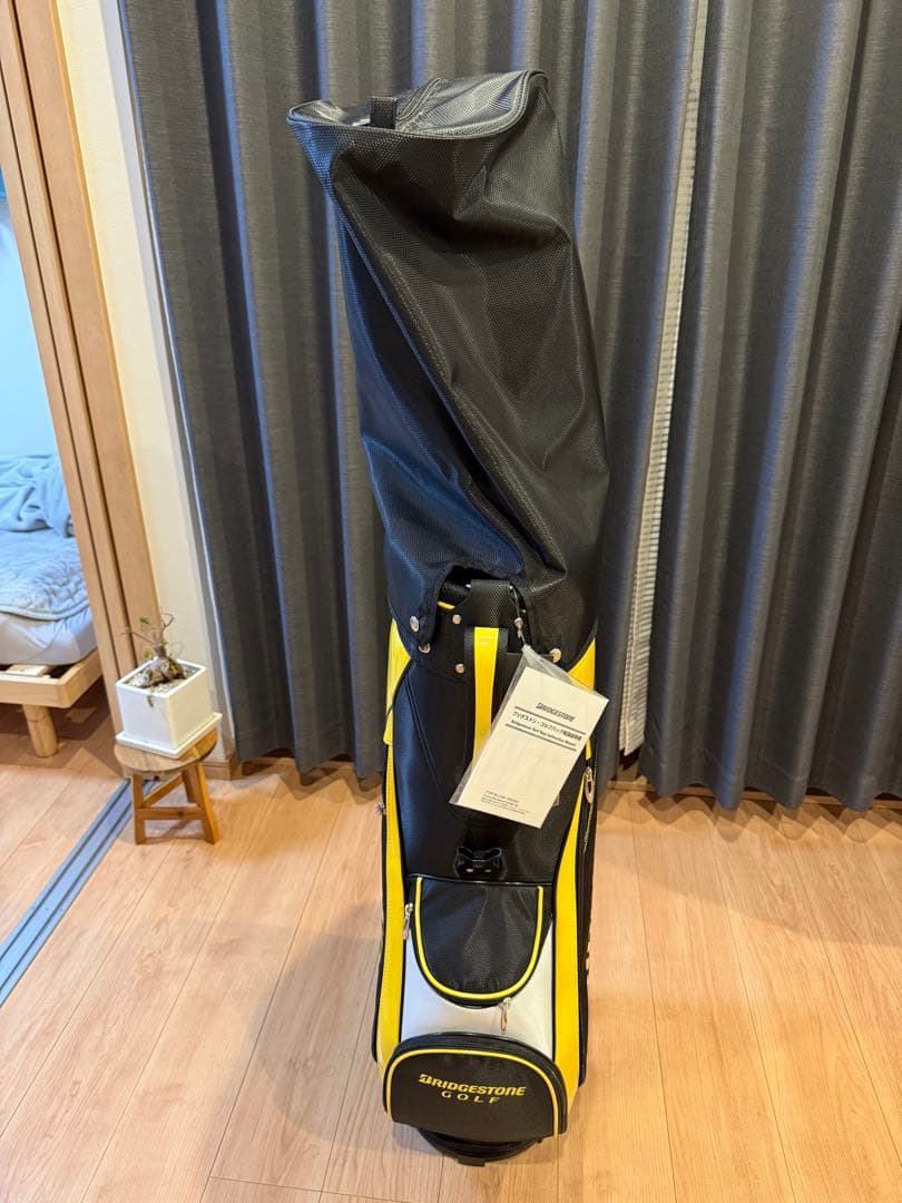 BRIDGESTONE キャディバッグ 黒/黄色