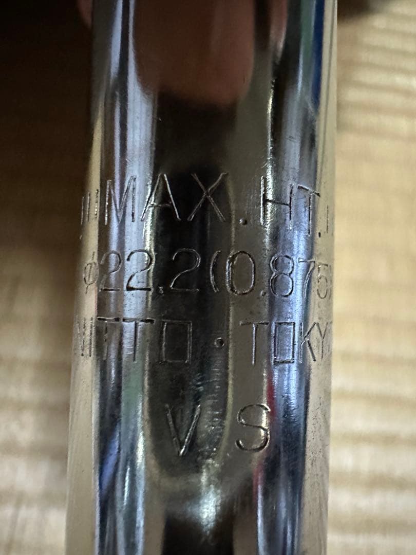 日東　ピスト トラック　競輪クロモリステム　115mm　58° NJS