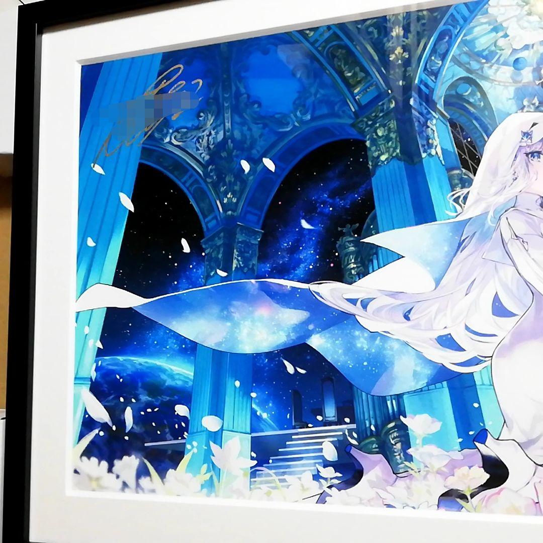 藤ちょこ 直筆サイン入り複製原画 奏鳴の宙 ジークレー 光る美少女展