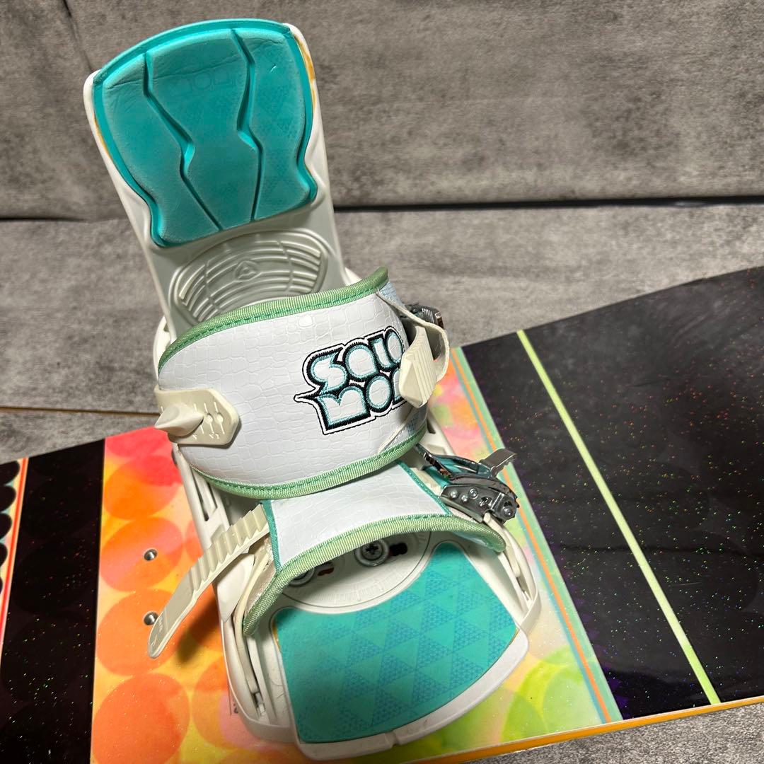 レディーススノーボード2点セット サロモン　146cm バインSM グラトリ