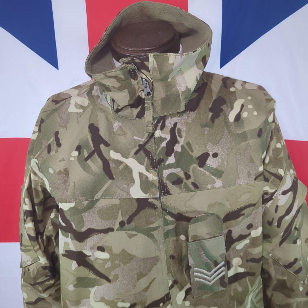イギリス軍GORTEX防水ジャケット【実物新品】階級章付き