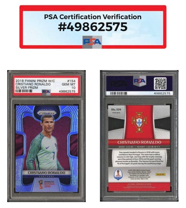 Cristiano Ronaldo 2018 W杯 Silver Prizm