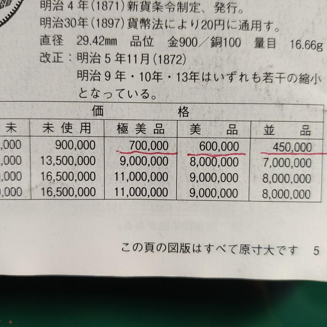 旧10圓金貨、明治4年美品❗60万❗の品、超レア❗超貴重❗