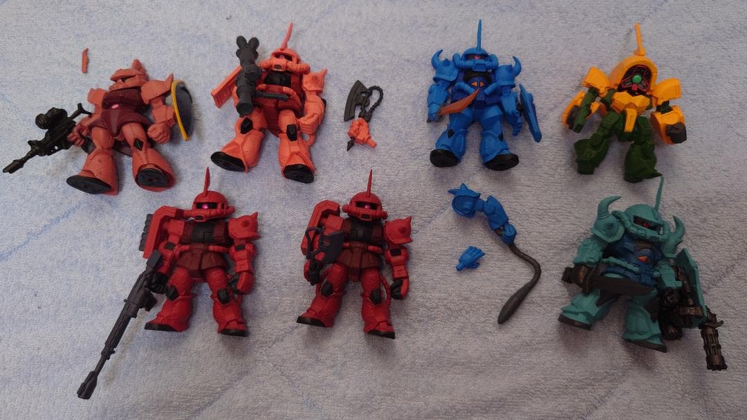 [値下げ] ガンダムコンバージ 開封済 43体 セット Ex/Spあり