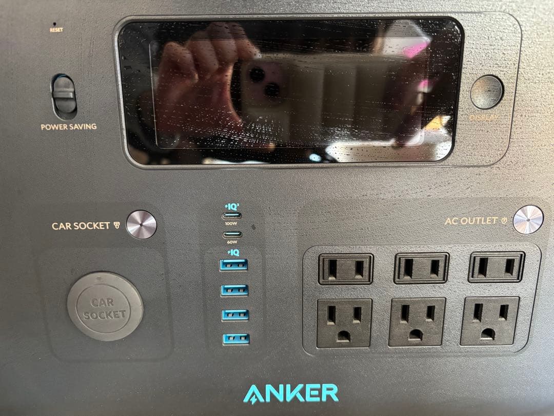 ANKER 757 ポータブル電源 ACアウトレット×4 USBポート×6