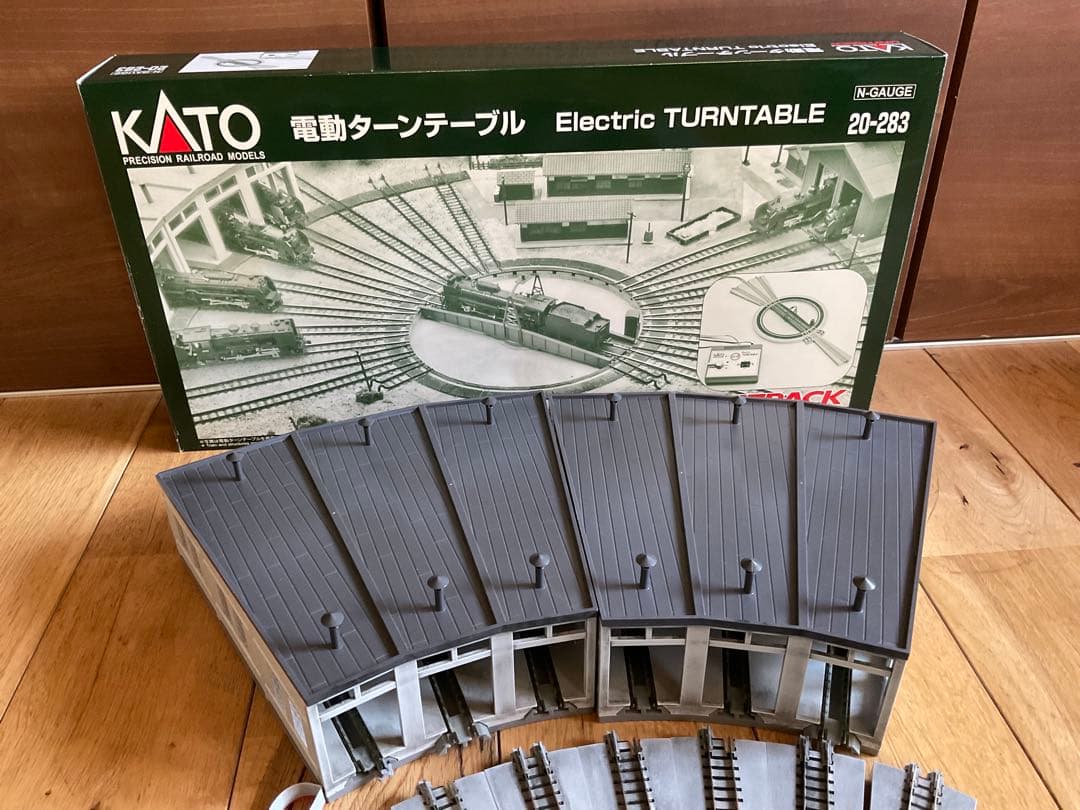 KATO 電動ターンテーブル扇形機関庫×2 フィーダーキット給炭給水キット