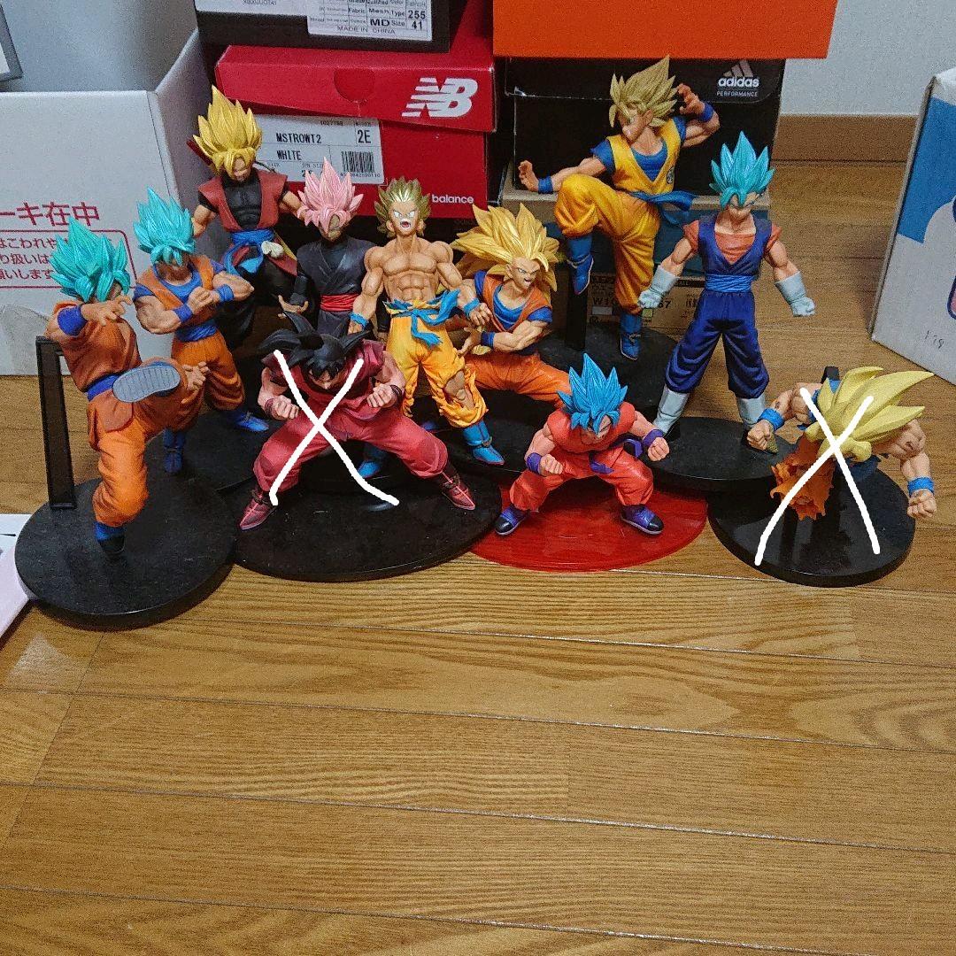 ドラゴンボール フィギュア 悟空 ベジット ブルー ゴクウブラック ロゼ