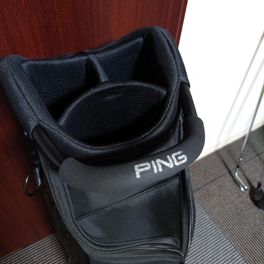 ピン PING キャディバッグ ワンポケットCB-P211 黒 オマケ付
