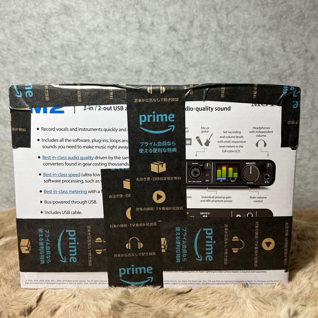 新品　MOTU M2 2in 2out USBオーディオインターフェース