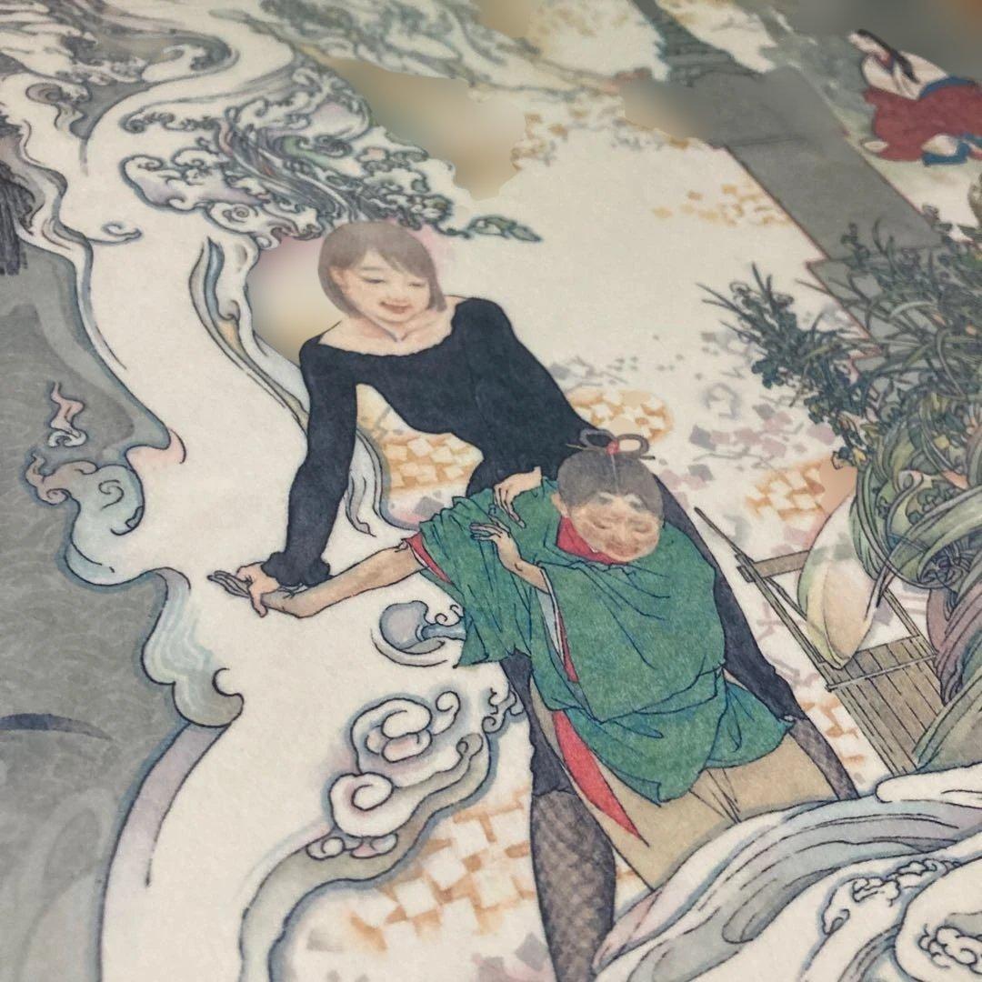 ポ－トフォリオ「山口晃 挿画 『菊燈台』」限定60部、デジタル・プリント