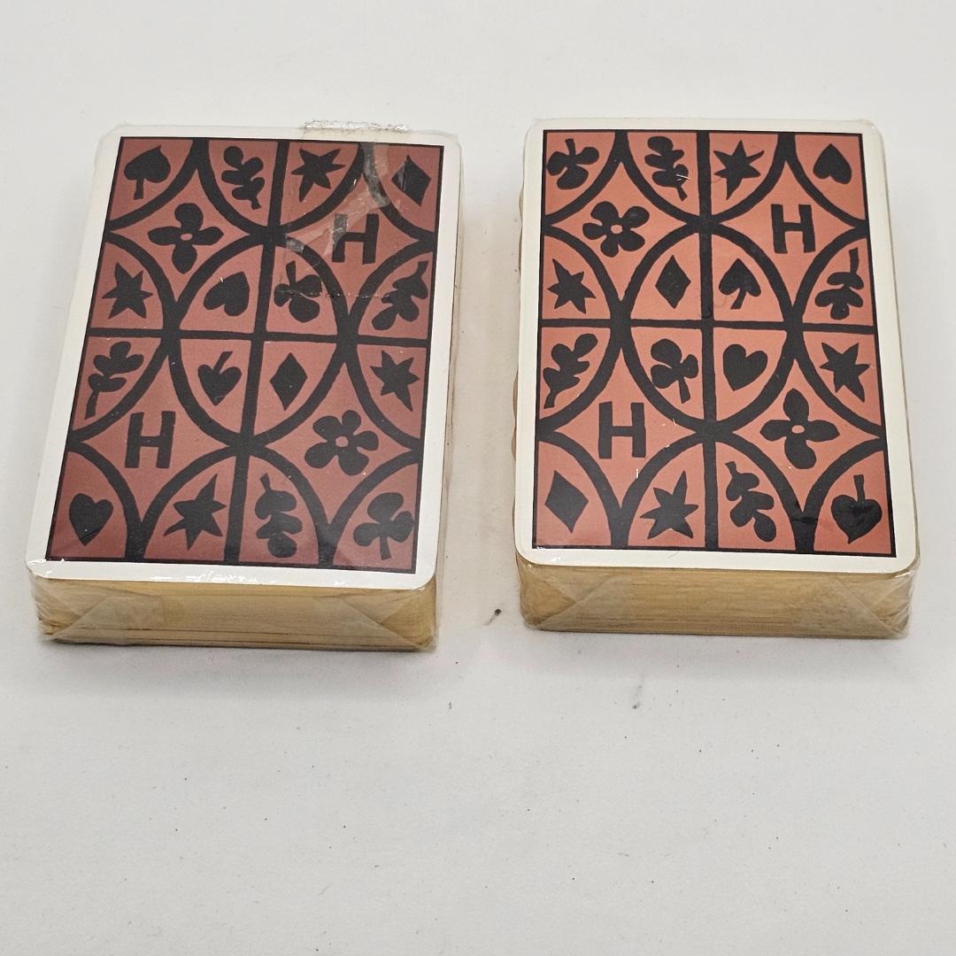 【未使用・未開封】 HERMES エルメス トランプ ホワイト/ゴールド