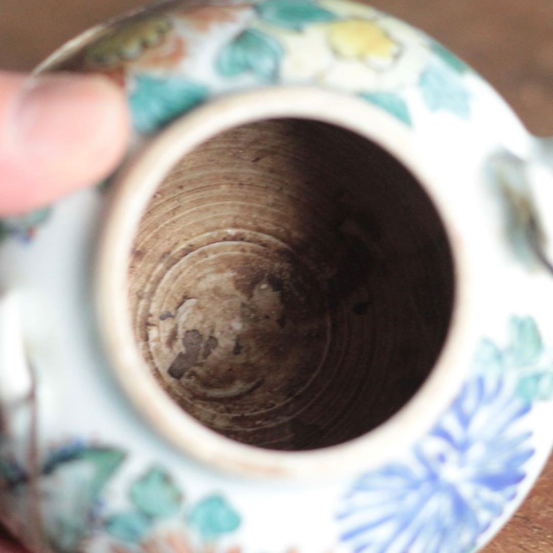 薩摩平佐 色絵 ちょか 急須 古美術 古道具 アンティーク