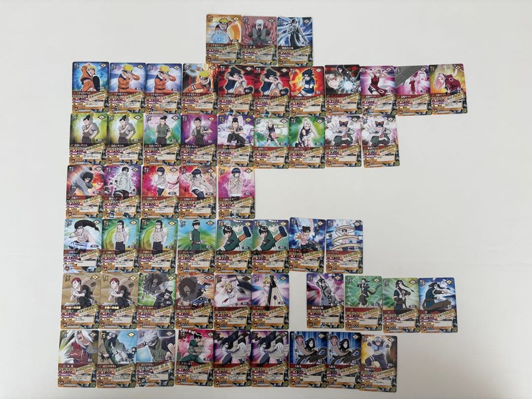 NARUTO ナルト　データカードダスまとめ売り55枚ナルティメットカードバトル
