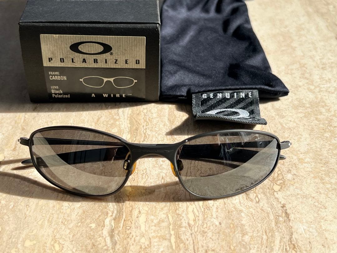 ★長渕剛さん愛用モデル★サングラス★OAKLEY★A-WIRE偏光★No.14