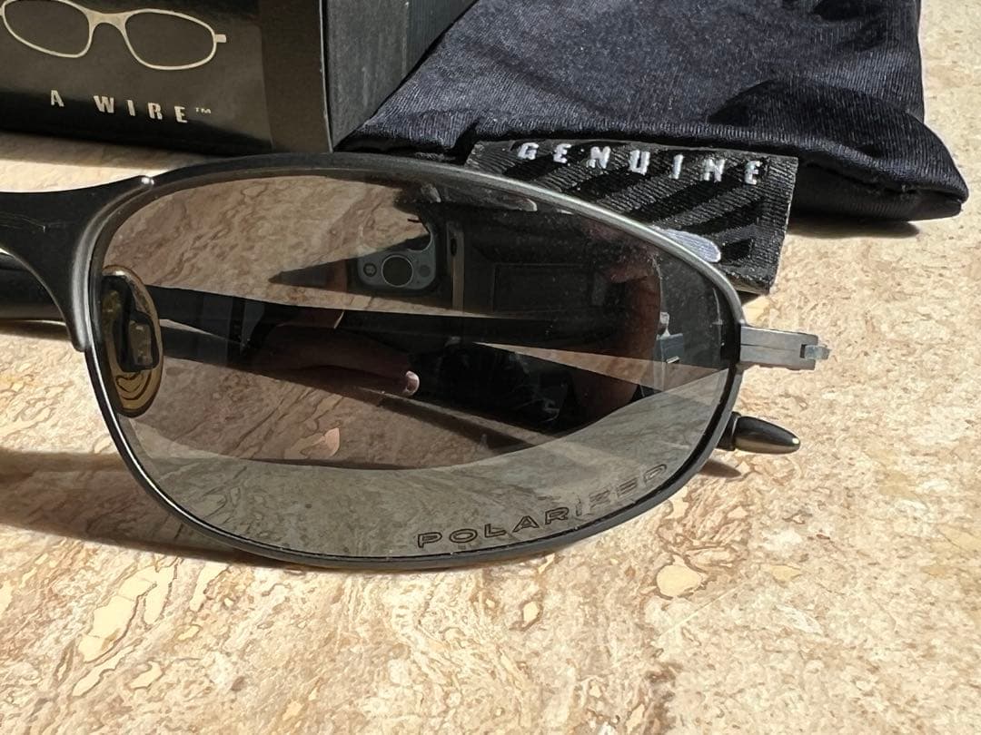 ★長渕剛さん愛用モデル★サングラス★OAKLEY★A-WIRE偏光★No.14