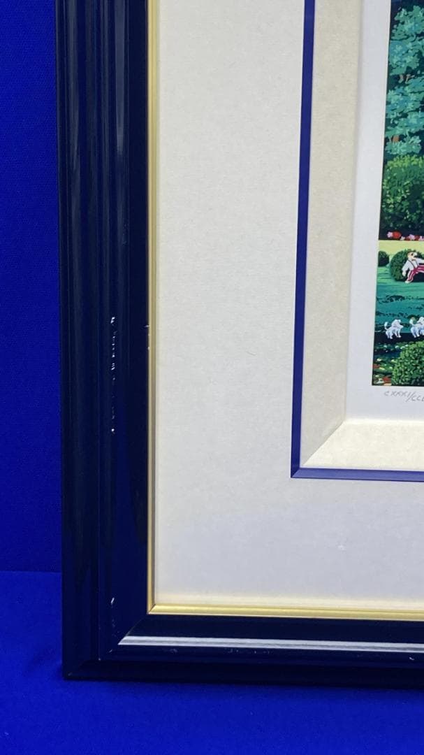 額縁★ヒロヤマガタ（山形博導）★ガゼボ★代表的なヤマガタブルー