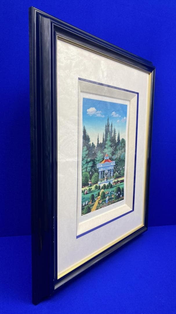 額縁★ヒロヤマガタ（山形博導）★ガゼボ★代表的なヤマガタブルー