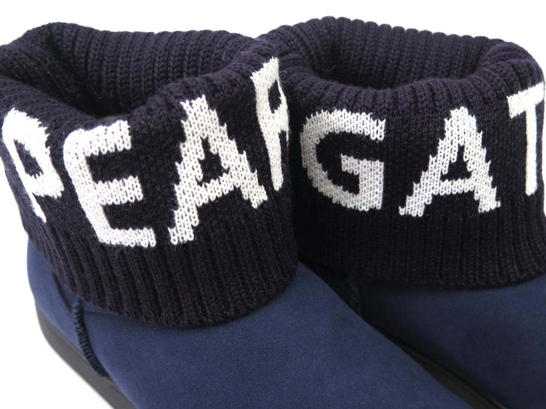 展示品●パーリーゲイツ●ヌバック×リブニット　ゴルフショートブーツ　24.0cm