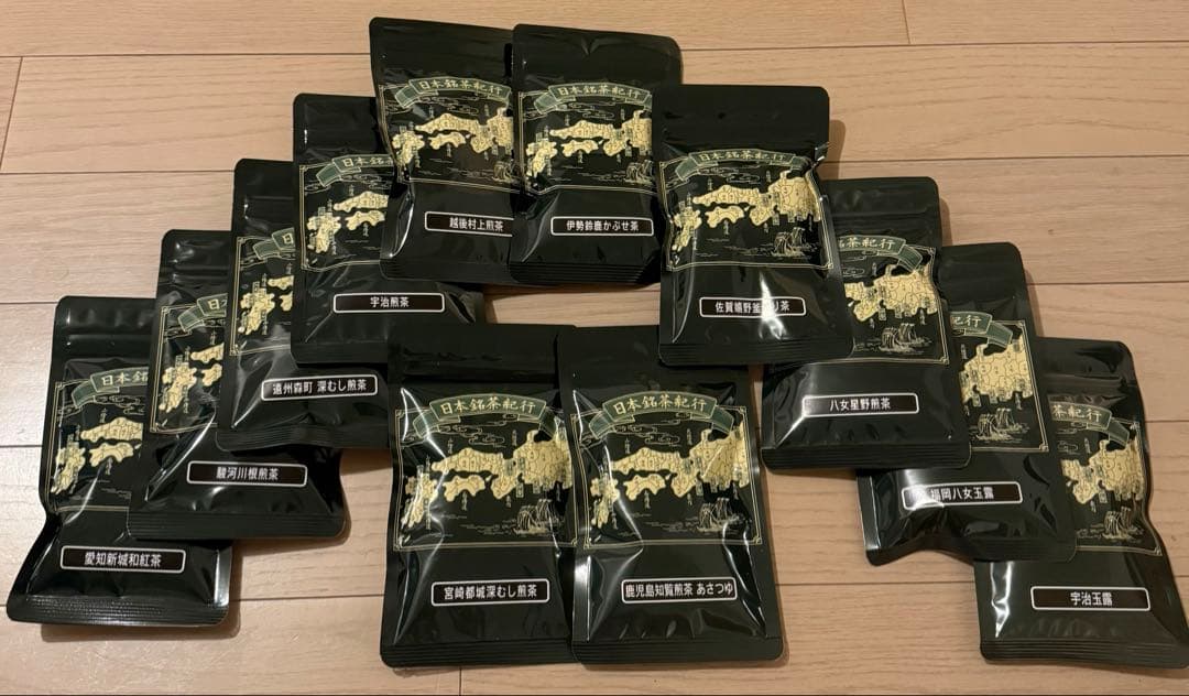 日本銘茶紀行 12種類のティーバッグ