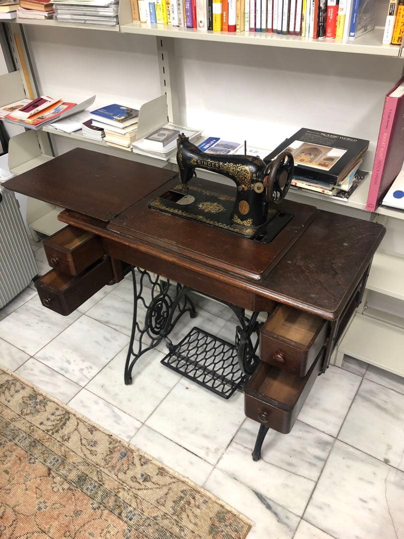 SINGER アンティーク ミシンテーブル クラシック