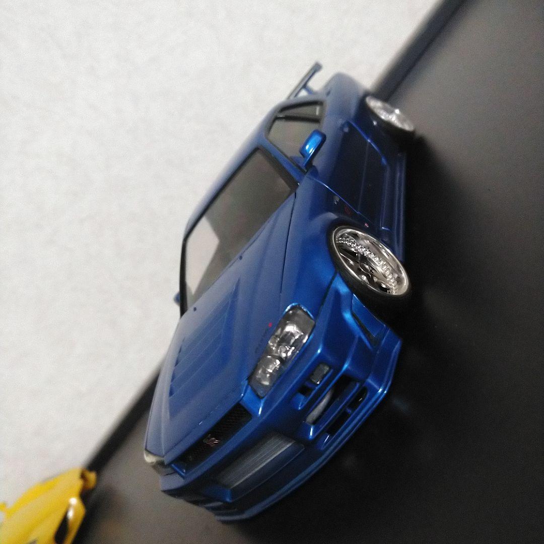 TAKE　青島1/24スカイラインGT-R34プラモデル完成品