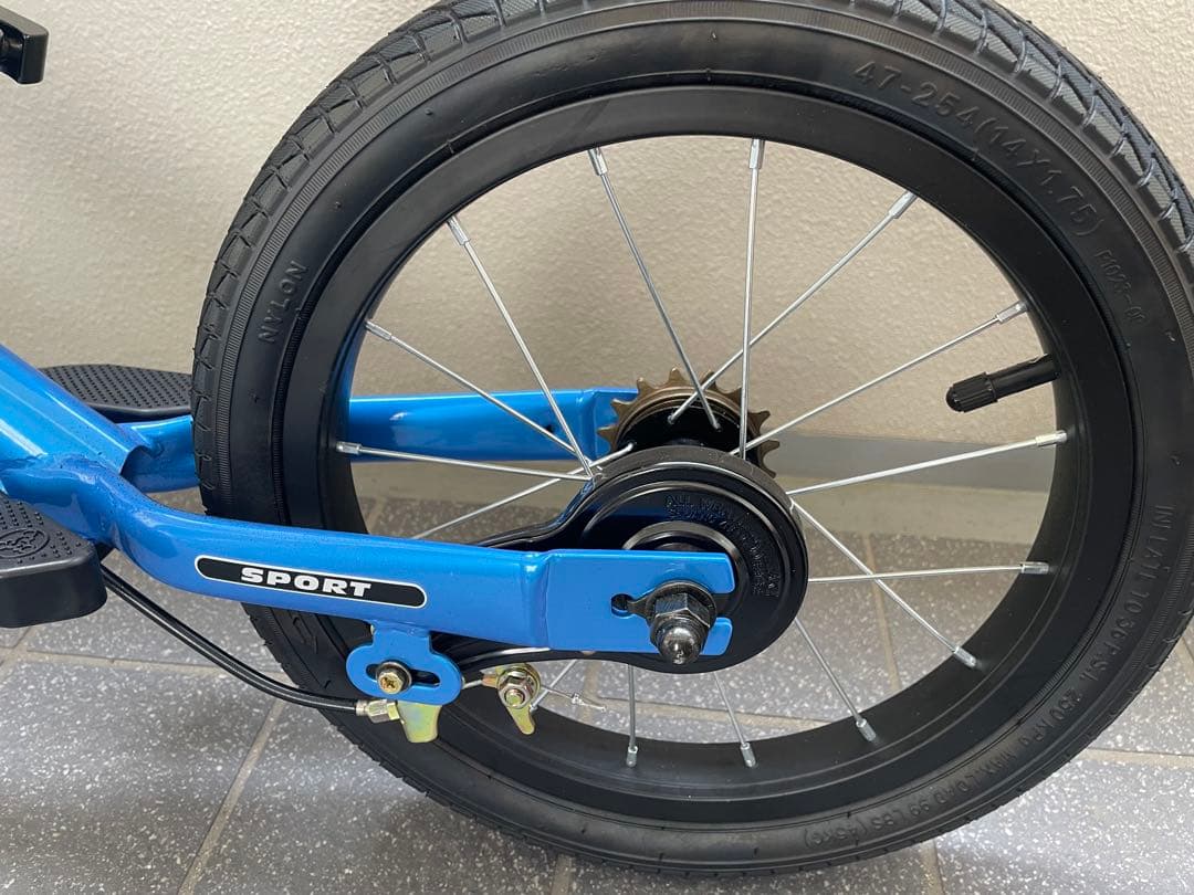 【極美品】　ストライダー14x ブルー　未使用付属品あり