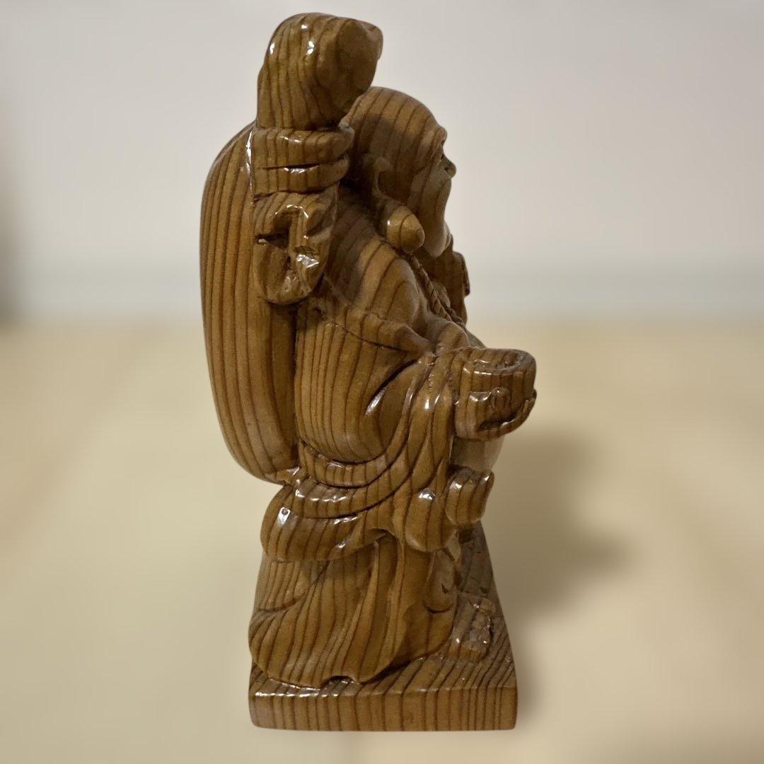 布袋様　置物　屋久杉　希少　入手困難