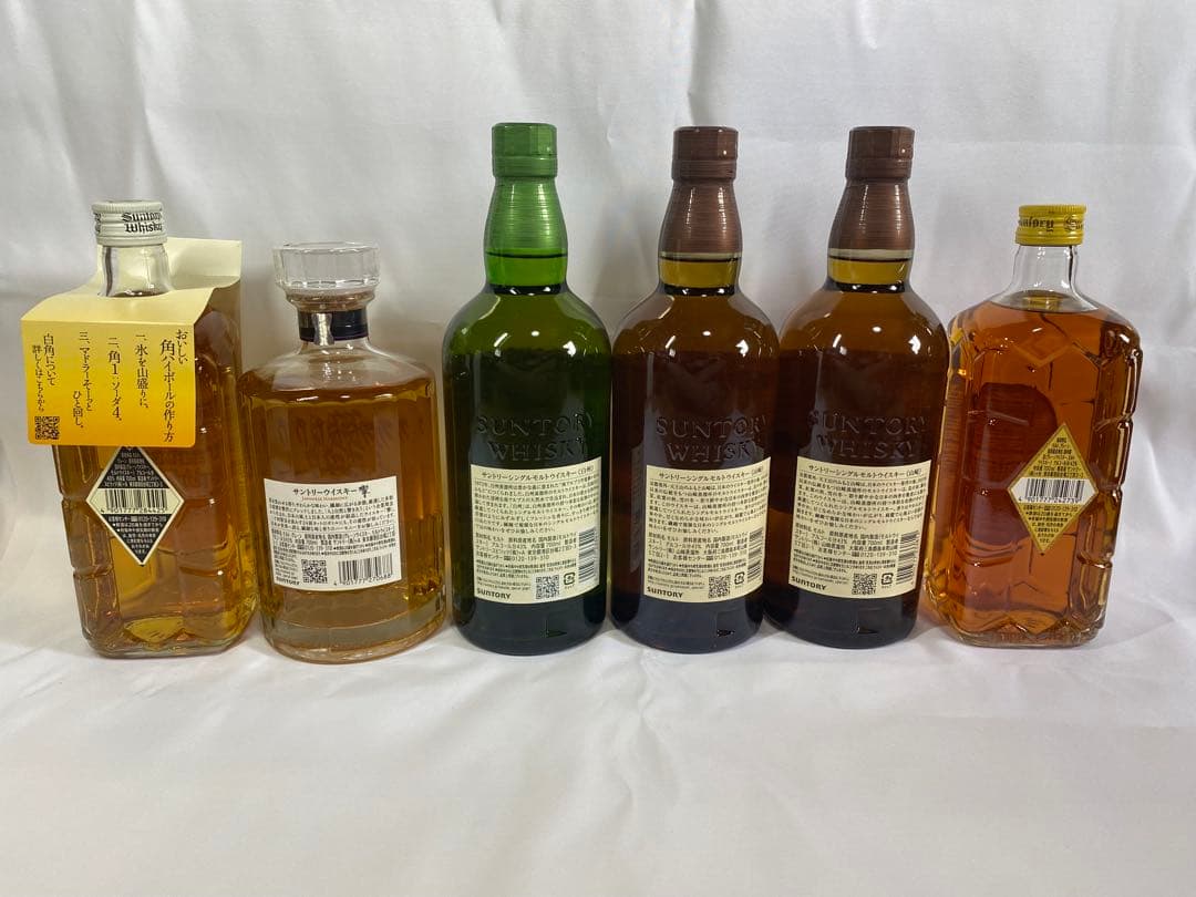 サントリーウイスキーセット（山崎２本・白州・響・白角・角瓶復刻版）