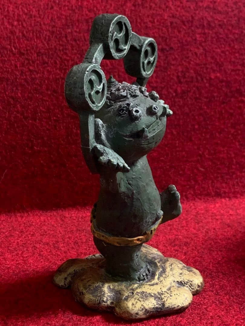 セトクラフト ヴィンテージ　鬼っ子置物３体セット 縁起物 開運 魔除け 節分