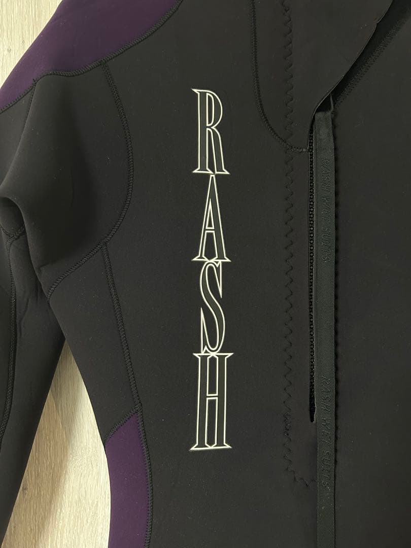 RASH ラッシュ ウエットスーツ ロンスプ 黒・紫