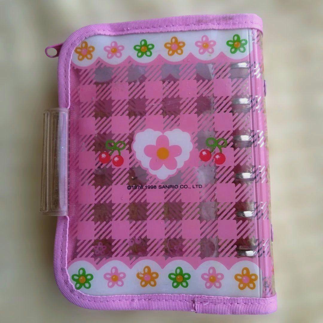 サンリオ　ハローキティ　バインダー　手帳　さくらんぼ　激レア　平成レトロ 希少