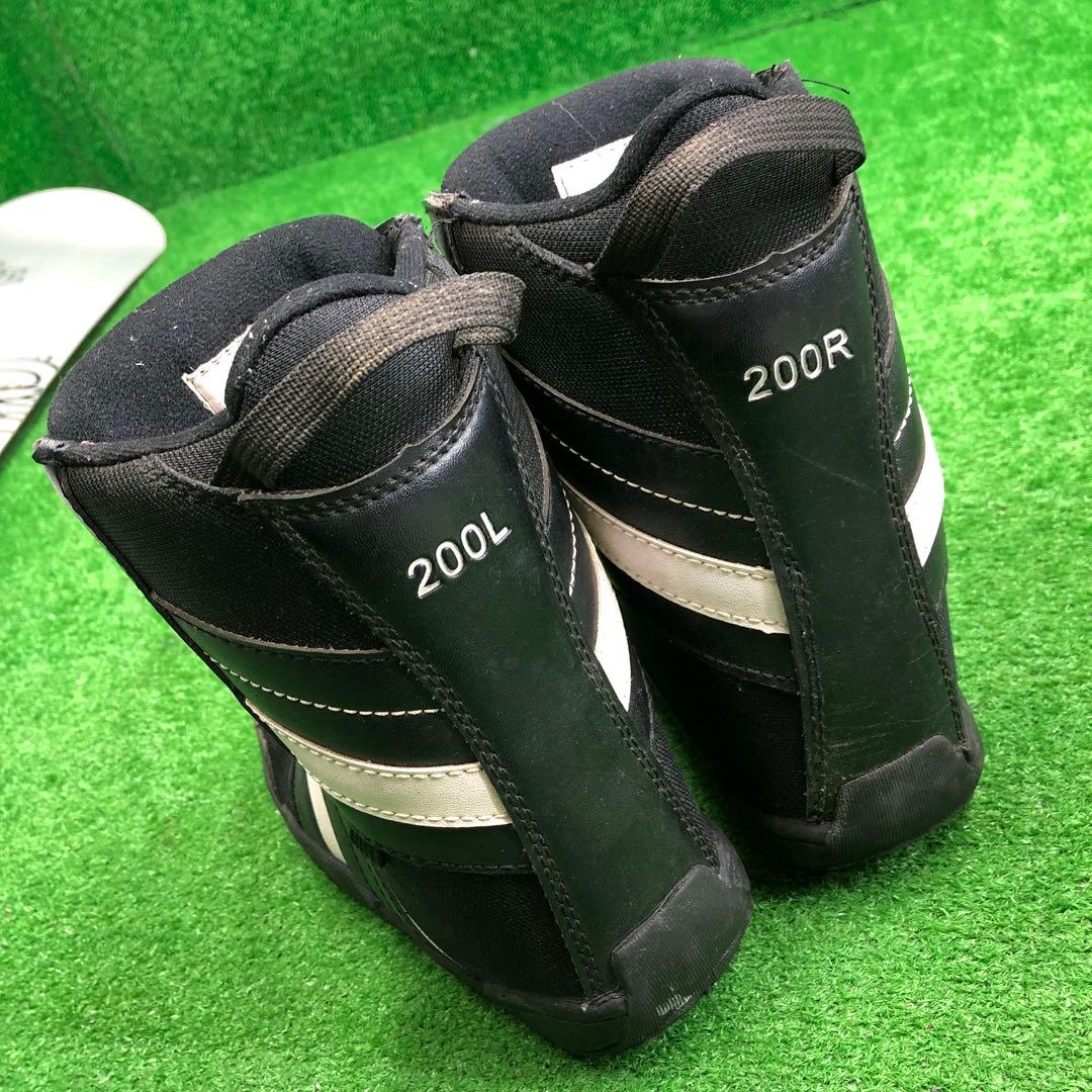 宝-630 子供用スノーボードセット118cm ビンディング新品 メンテナンス済