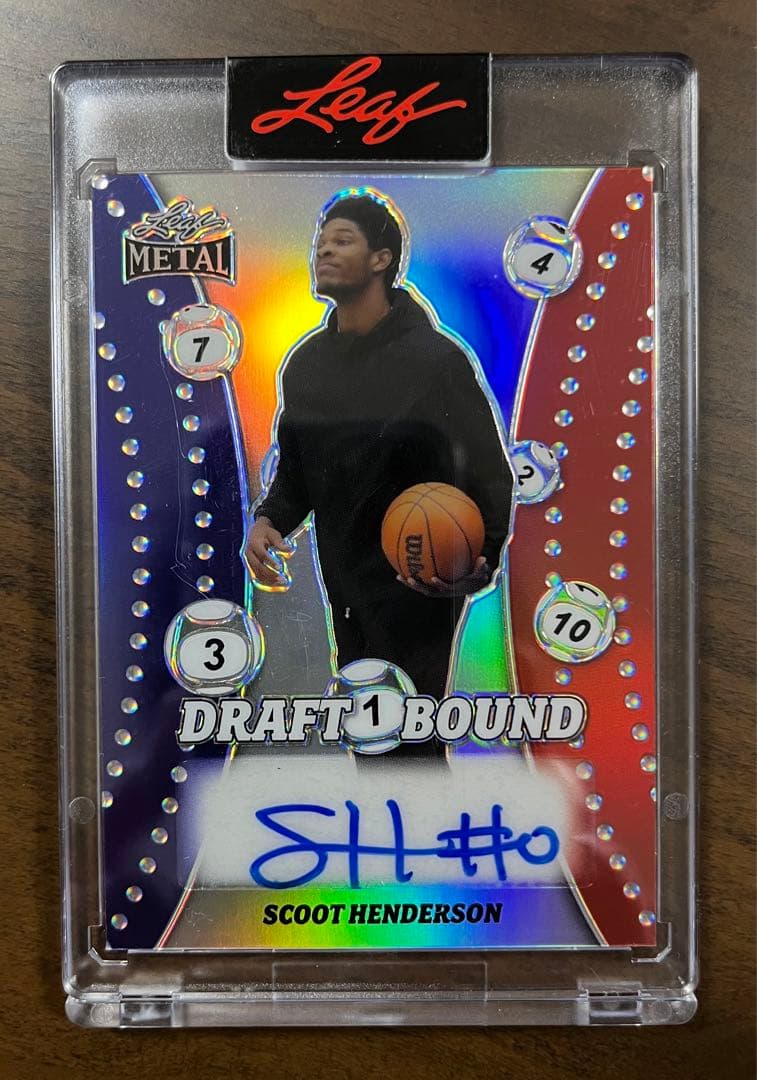 2023 スクート・ヘンダーソン　leaf 直筆サインカード