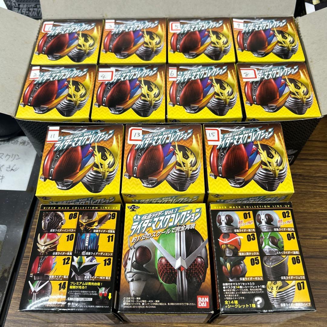 【ほぼ全部内袋未開封】170種ライダーマスクコレクション　ダブり無まとめてセット