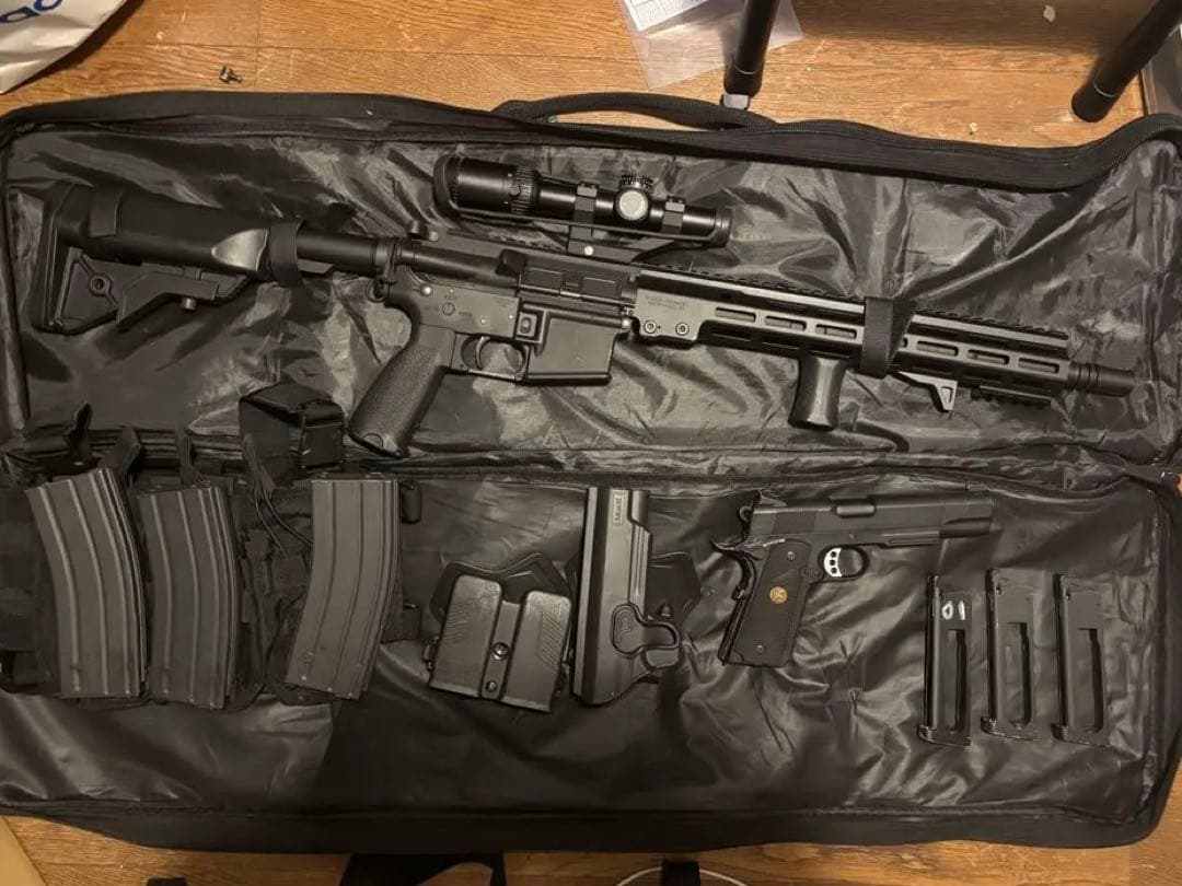 【最終価格】東京マルイM4 MWS ガスブロ＋M45CQP Co2 引退整理