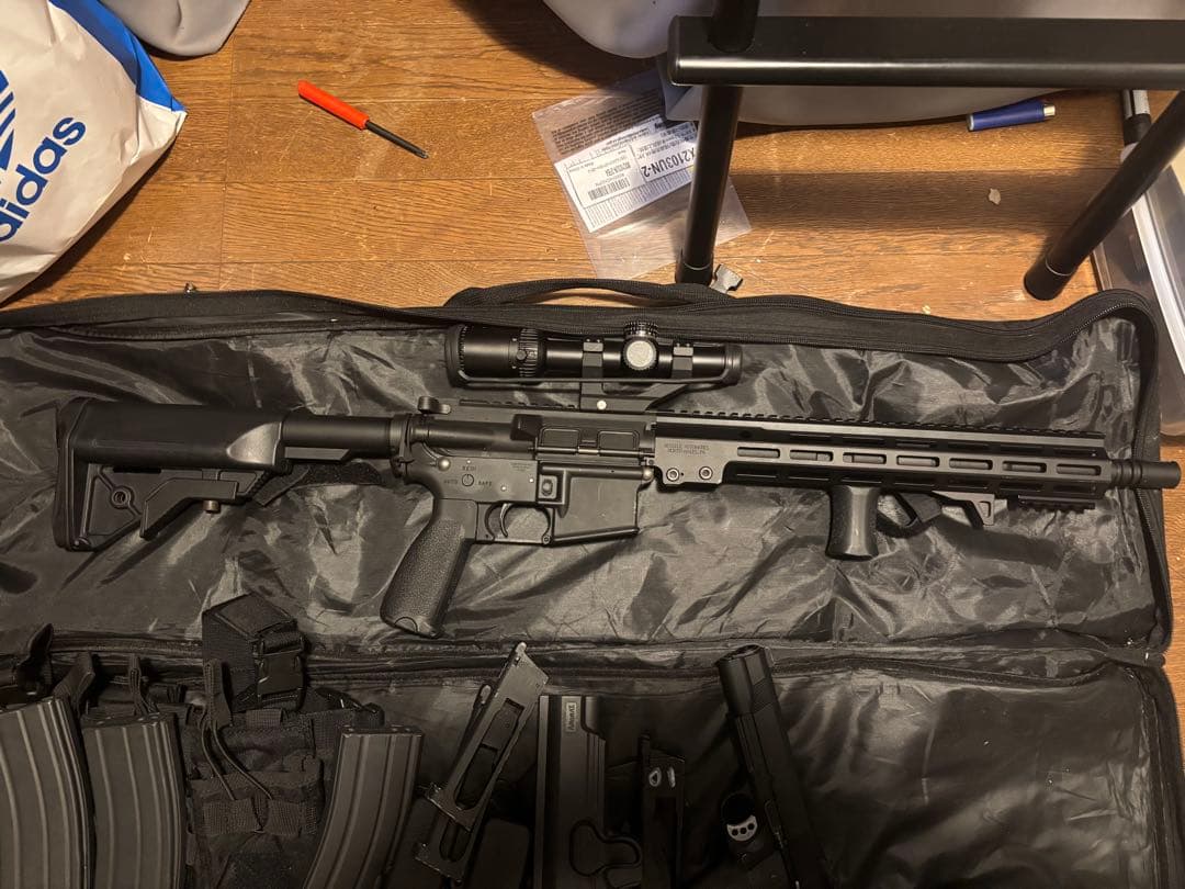 【最終価格】東京マルイM4 MWS ガスブロ＋M45CQP Co2 引退整理