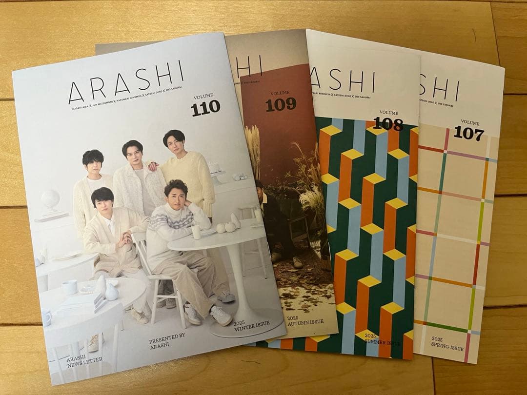 ジャニーズ 嵐 会報 No1〜No106 抜けなし 5×20 スワロフスキー