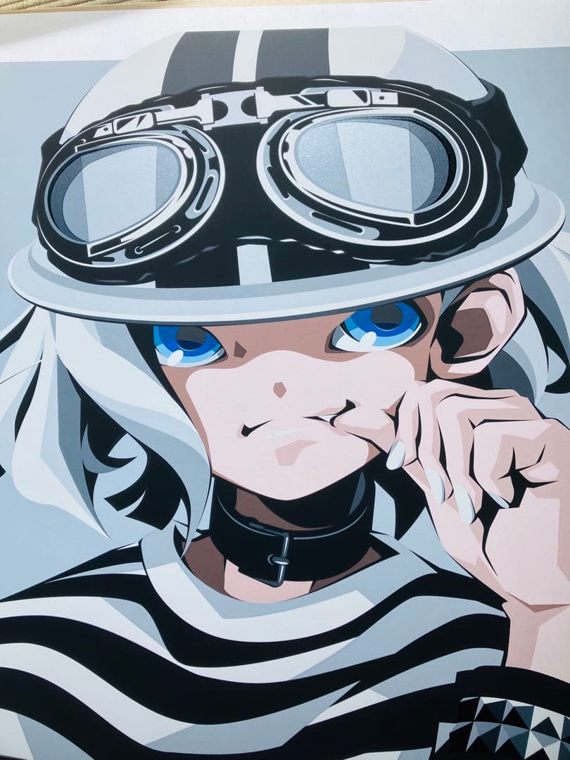 松浦浩之　motorcycle diary シルクスクリーン　版画