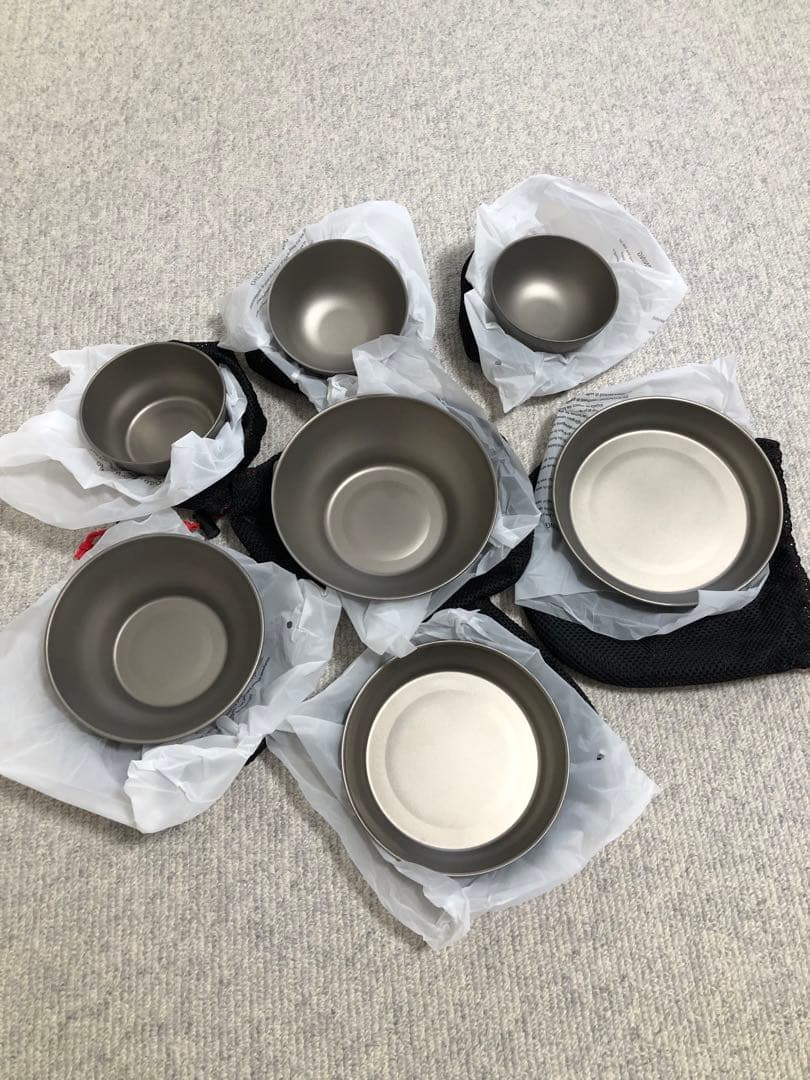 Boundless Voyage チタン　テーブルウェア　7点セット