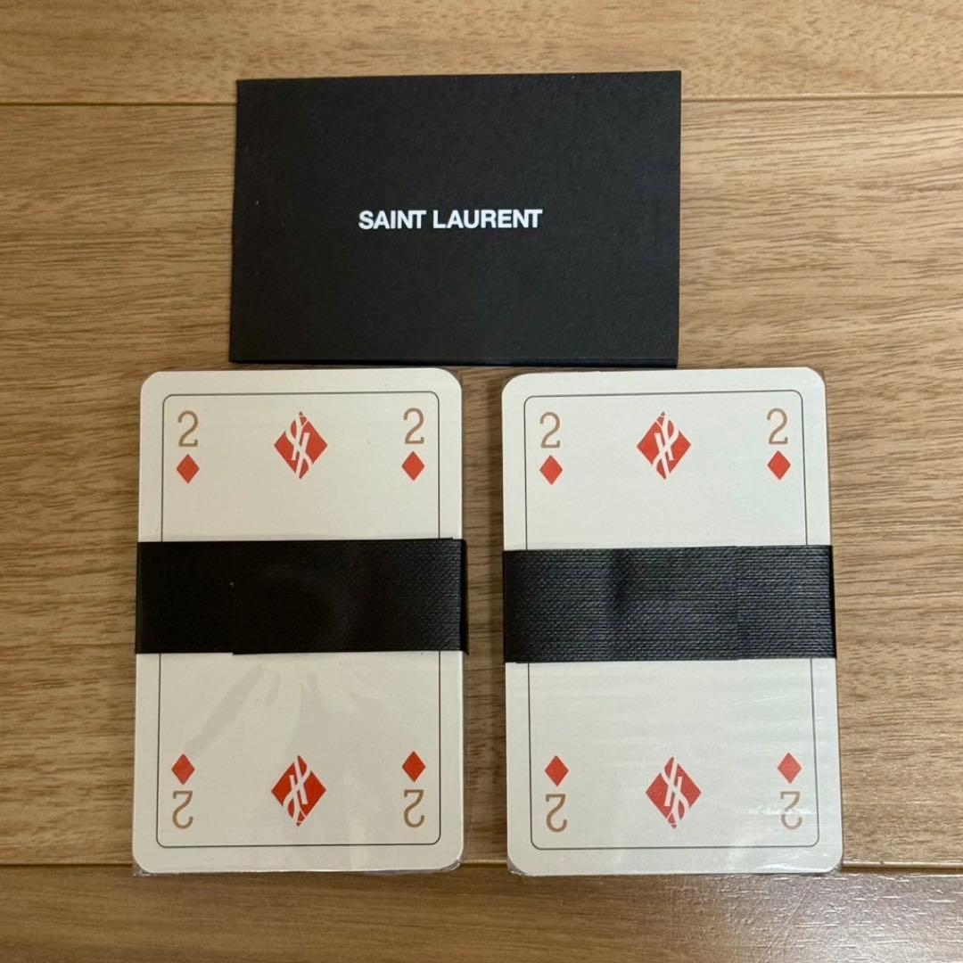 【極美品】SAINT LAURENT サンローラン トランプ セット 2個入り