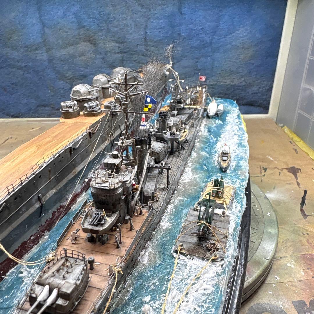 1/350 雪風　ジオラマ