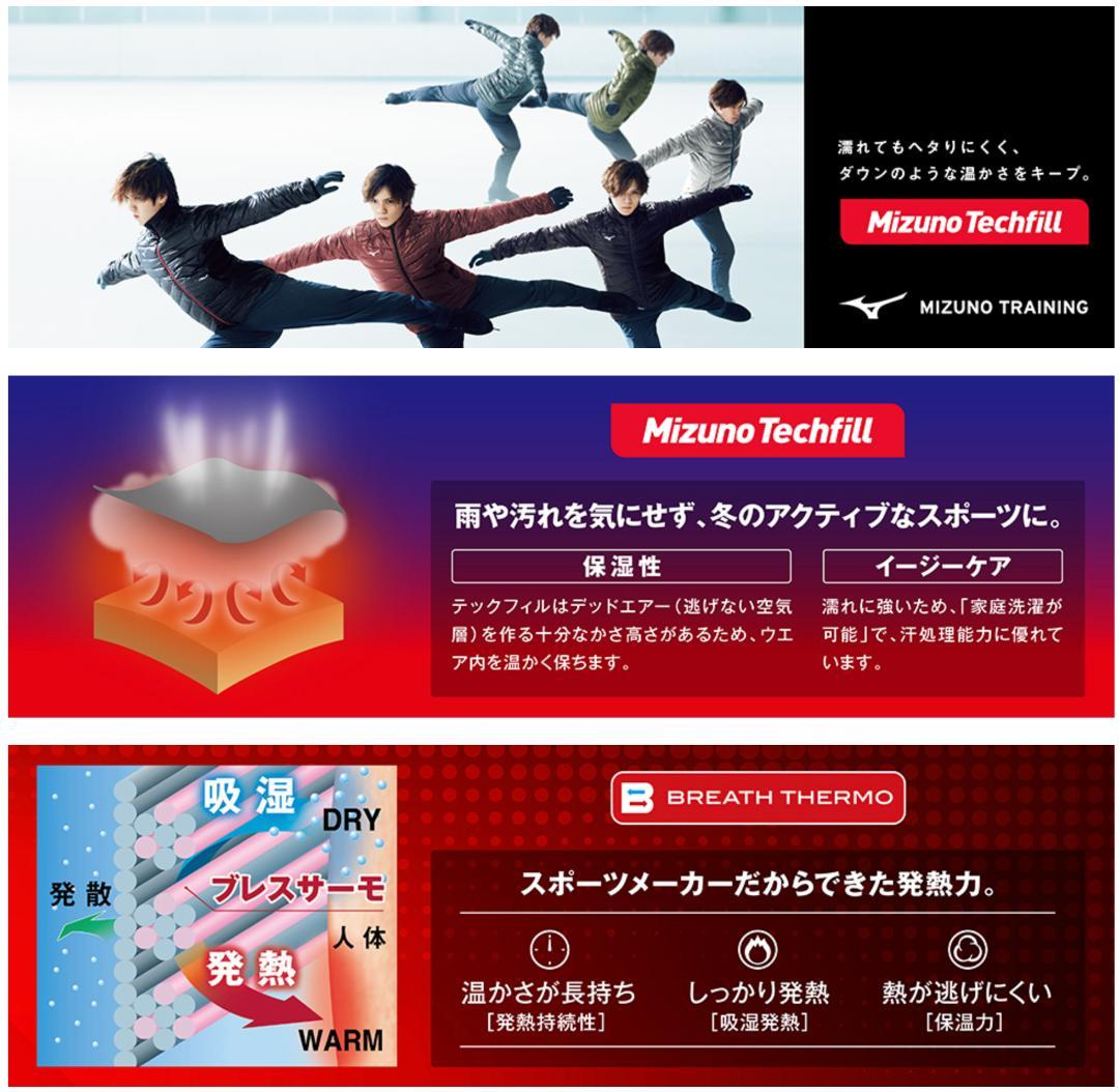 ミズノ 高機能素材ジャケット メンズ 日本選手団カラー