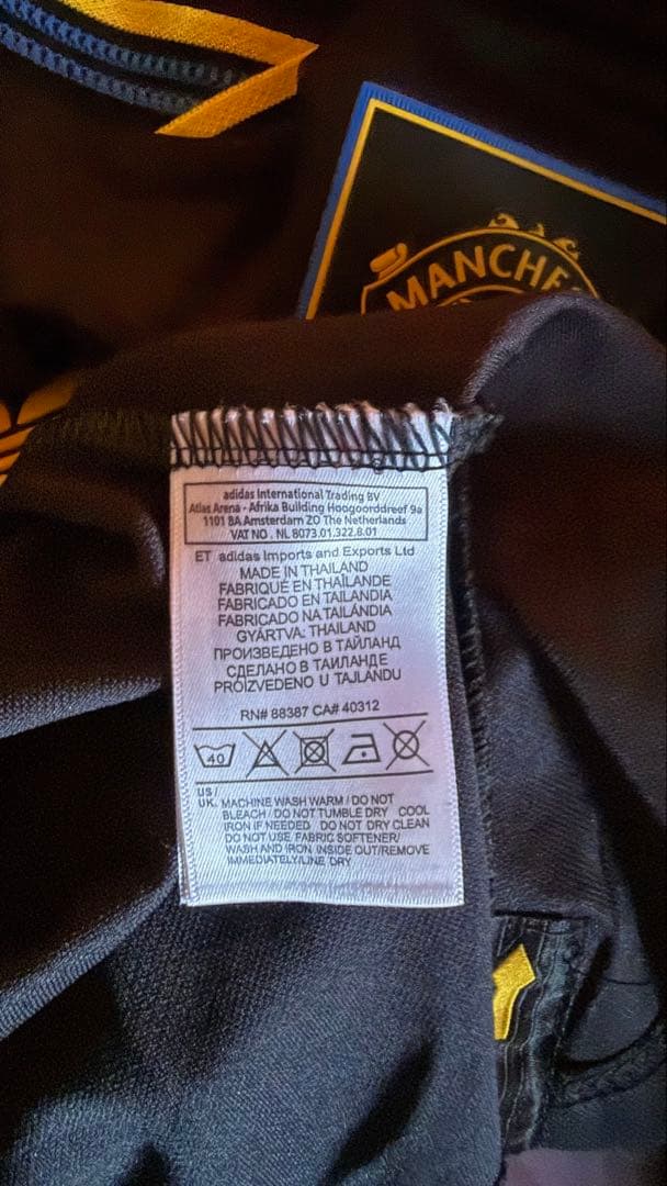 マンチェスターユナイテッド 3rd ユニ 黒