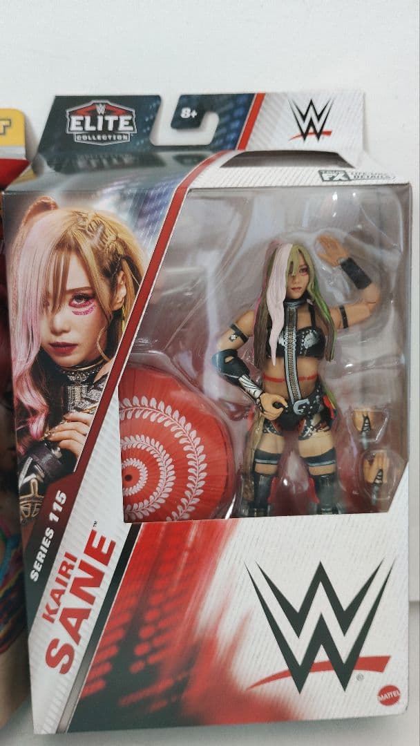 マテル社版　WWEプロレスフィギュア　カブキウォリアーズ　Asuka＆kairi