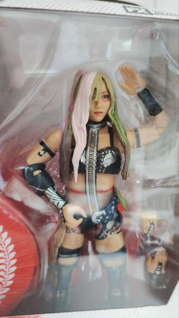 マテル社版　WWEプロレスフィギュア　カブキウォリアーズ　Asuka＆kairi