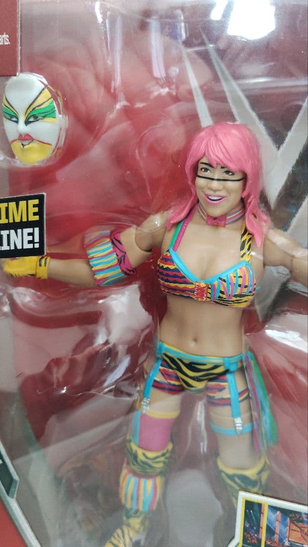 マテル社版　WWEプロレスフィギュア　カブキウォリアーズ　Asuka＆kairi